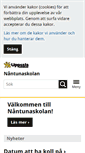 Mobile Screenshot of nantunaskolan.uppsala.se