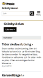 Mobile Screenshot of granbyskolan.uppsala.se