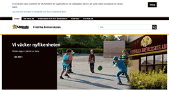 Desktop Screenshot of fredrika-bremerskolan.uppsala.se