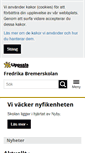 Mobile Screenshot of fredrika-bremerskolan.uppsala.se