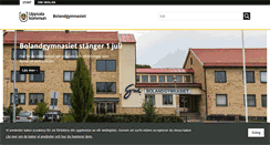 Desktop Screenshot of bolandgymnasiet.uppsala.se