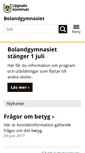 Mobile Screenshot of bolandgymnasiet.uppsala.se