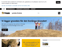 Tablet Screenshot of lyckeboforskola.uppsala.se